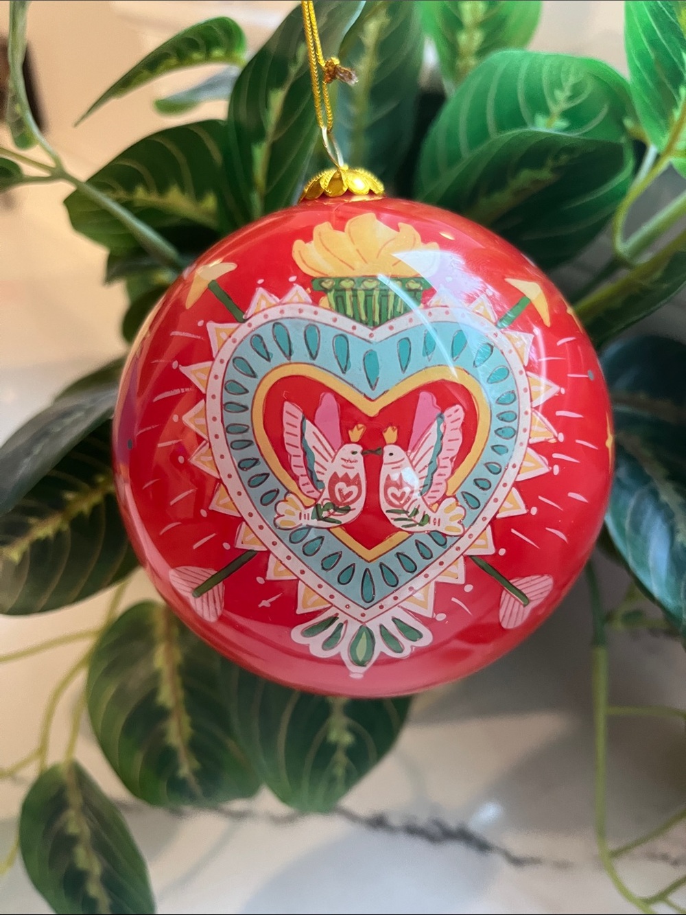 World Market 2025 Li Bien Mi Corazon Holiday Ornament